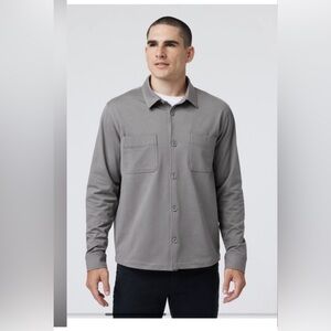 Vuori Men's coronado shirt Jacket sz small grey